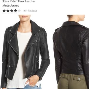BLANKNYC Easy Rider Faux Leather Moto Jacket